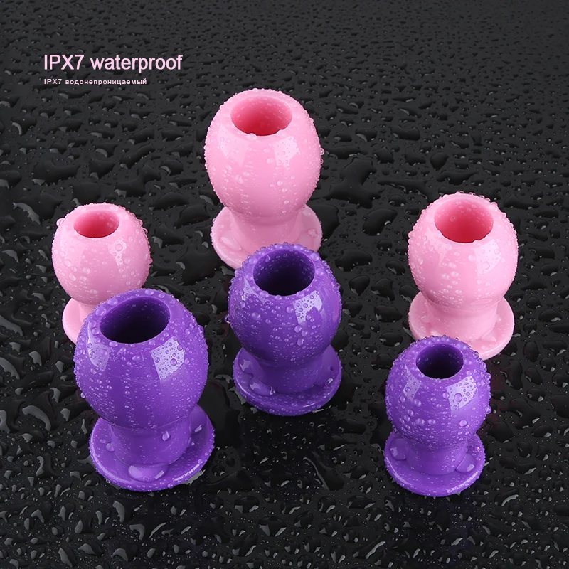 Silicone Butt Plug Douche Enema Anal Dilator Hollow Sex Toys For Woman Men Gay Prostate Massager Vaginal adult |