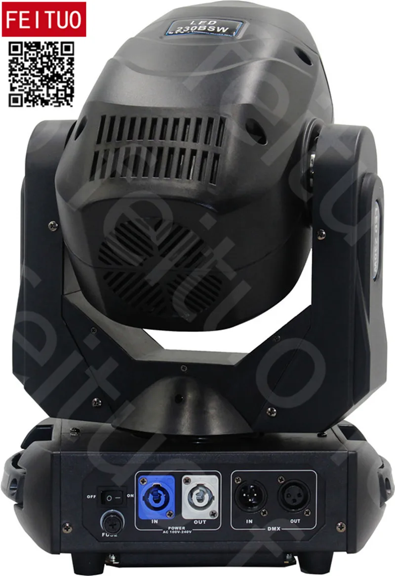 Новое поступление Lyre 230 Вт Led Spot Moving Head Powercon In And Out Gobo Effect Luces DJ DMX Lumiere Disco Bar
