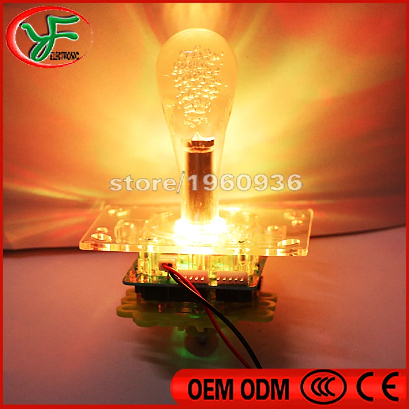 Яркий светодиодный джойстик для крана 12 В 10 шт.|illuminated joystick|joystick for arcade machinejoystick led |