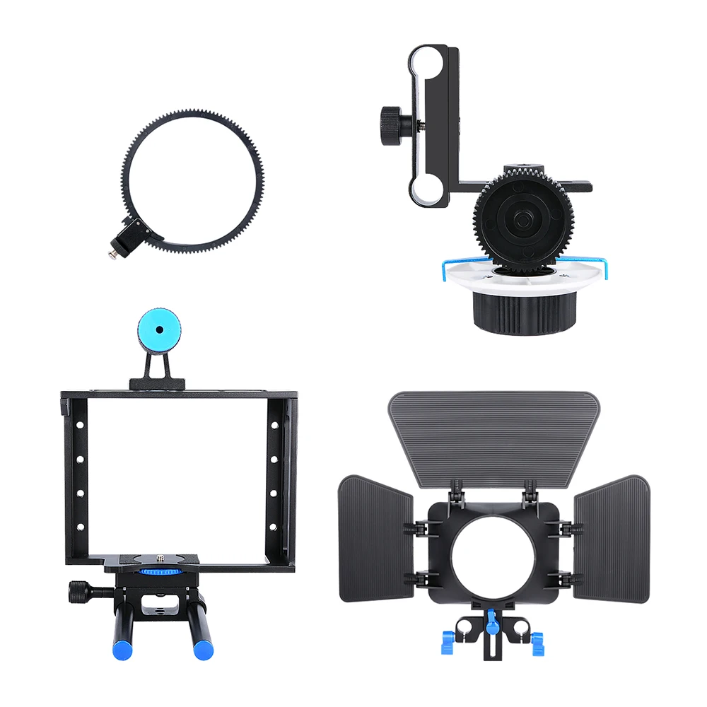DSLR Rig камера клетка комплект Плечевой стабилизатор система видео поддержка установка для Canon 5D Mark III IV 6D 7D Nikon D7200 Sony A7 GH5 GH4