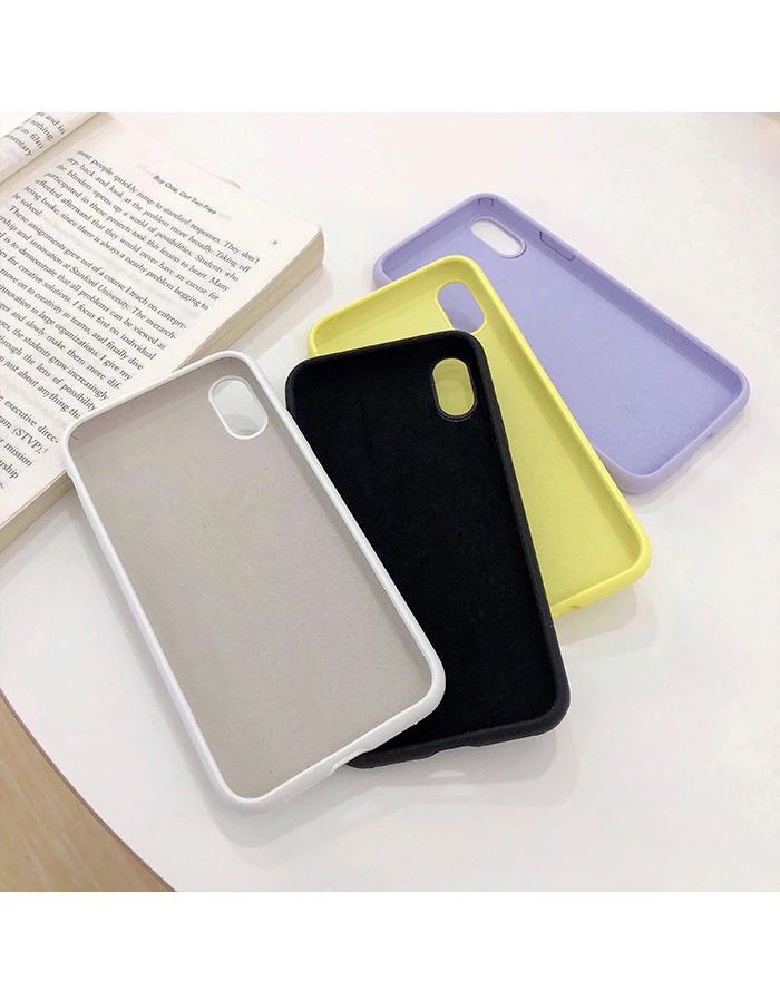 GlamPhone чехол сплошной цвет Macarons Love Heart чехол для телефона для iPhone 6 7 8 Plus X XR XS Max мягкий чехол на заднюю панель телефона чехол s