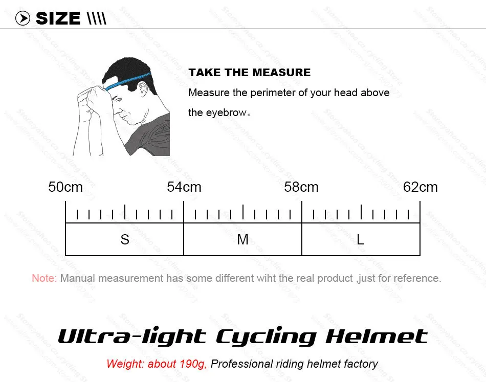 Велосипедный шлем 54-63 см Сверхлегкий велосипедный шлем для езды на велосипеде, Гонки интегрально формованный шлем EPS эквиваленты для горного велосипеда Mtb