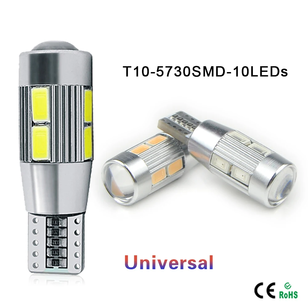 1X Алюминиевый Корпус Высокой Мощности HID COB T10 Авто СВЕТОДИОДНЫЕ Лампы свет W5W 194 192