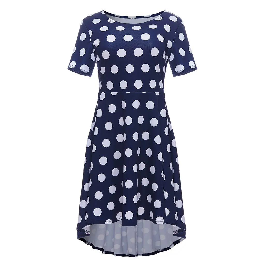 Платье 2019 летнее современное дамское Повседневное приталенное и длиной до