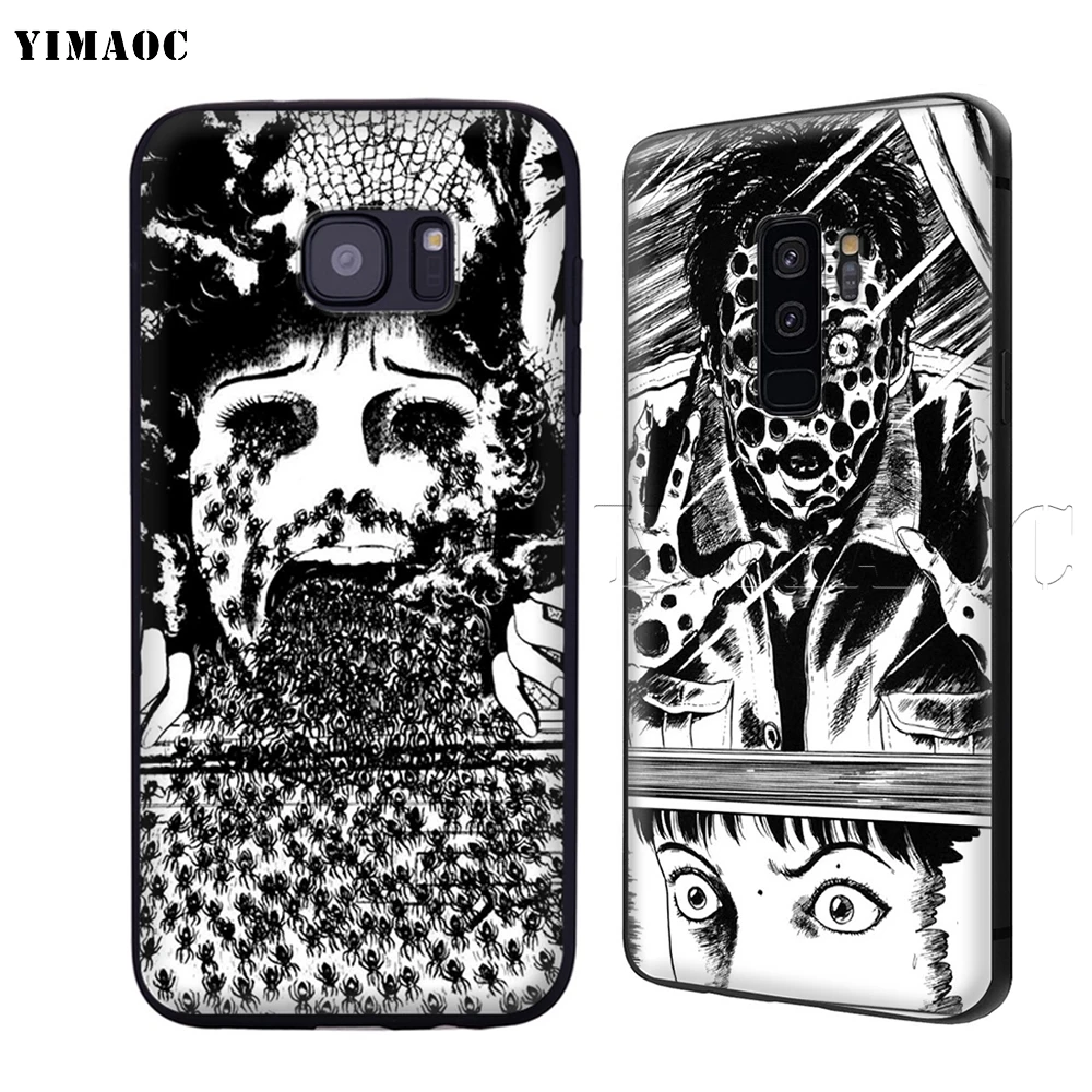 YIMAOC Junji Ito тройники ужасный чехол для Samsung Galaxy A7 A8 A9 A10 A20 A30 A40 A50 A70 M10 M20 M30 S10e J6 Plus |