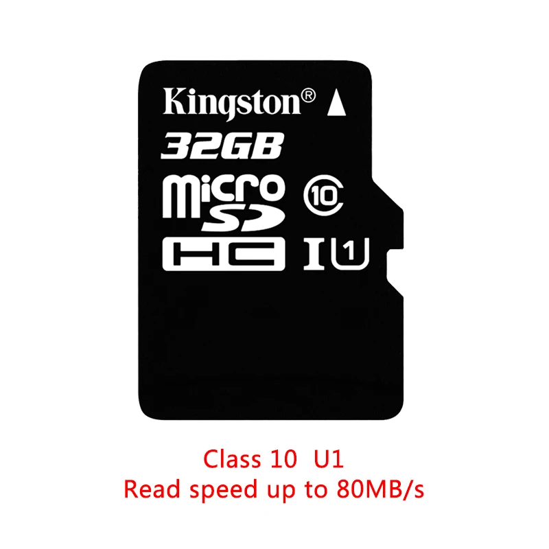 80MB U1 32GB Kingston 16 Гб Micro SD карта класс 10 sd-карта memoria 32 Гб мини SD карта 64 Гб TF карта UHS-I 128 Гб карта памяти для мобильного телефона - Емкость: 80MB U1 32GB