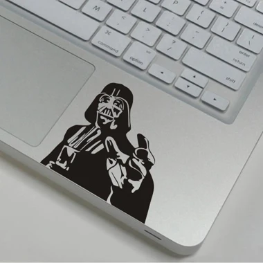 Забавный черный частичный стикер для Macbook pro air retina 13 15,4 дюймов ПВХ наклейка для рук наклейка s для funda Xiaomi Mi Air 12 13 - Цвет: WS-black (27)