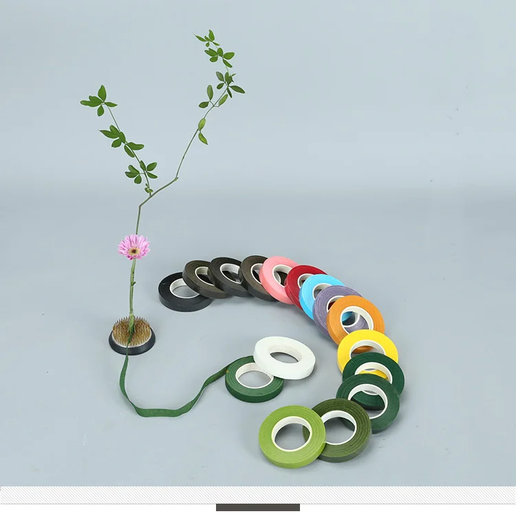 10 шт. японская ikebana Цветочная композиция материал Цветочные художественные ленты diy ветвь цветка завязывание Водонепроницаемая коричневая зеленая лента
