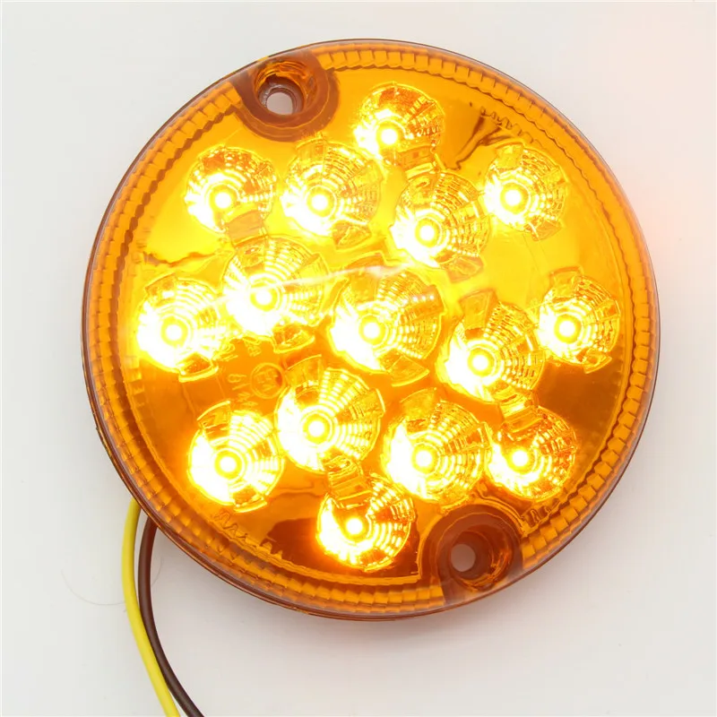 12 V/24 V круглый 95 мм светодиодный грузовик с прицепом Противотуманные огни фонарь заднего хода автомобиля задние тормоза стоп светильник поворота заднего светодиодный светильник s безопасности дорожного движения противотуманная фара ЕЭК
