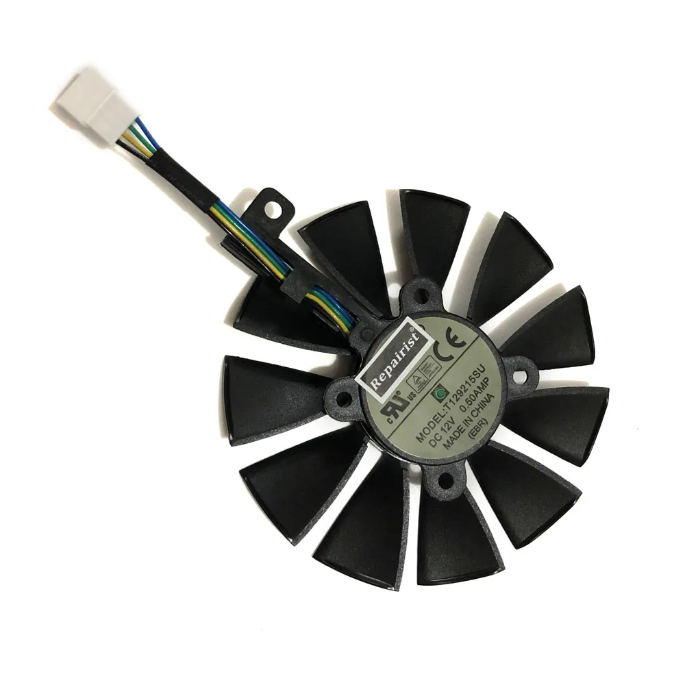 Компьютер видеокарты вентилятор охлаждения GPU VGA Cooler как замена для ASUS R9 ярости 4G