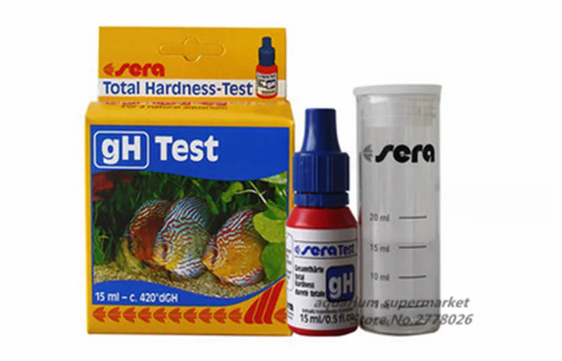 GH HONGYI 1 шт. Тест-Комплект Sera Ca Cu кальция CL KH Mg NH4 NH3 аммиак NO2 нитрит NO3 нитрат PH PO4 O2 GH Fe резервуар для воды - Цвет: GH