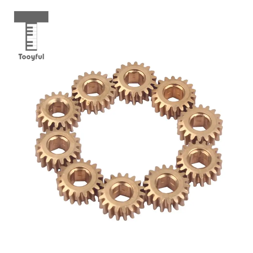 

Tooyful Durable 30 Pieces Copper 1:18 Tuner Tuning Peg Machine Head Hex Hole Gear for Guitar Replacement Parts