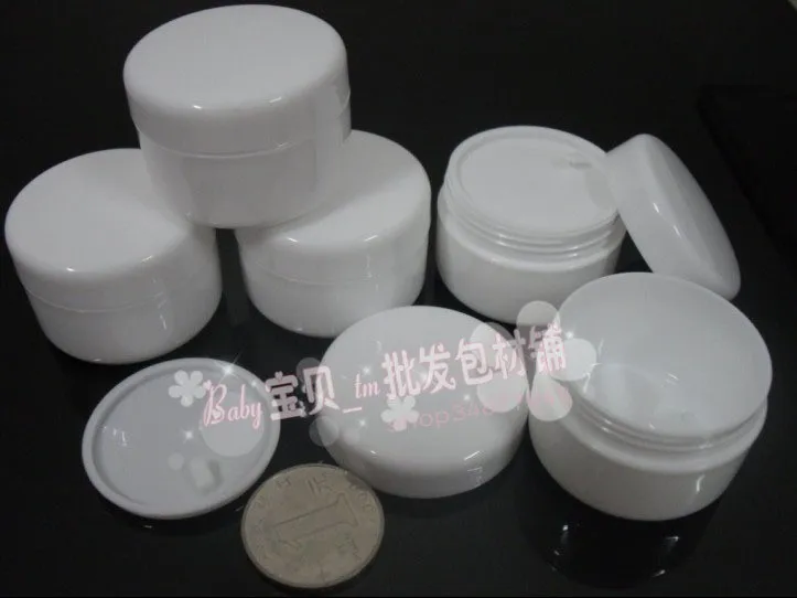 

15 grams white PP Cosmetic Jar, 15 ml Sample Container,Cosmetic Packaging,15G mini Cream Jars or eye cream jar.