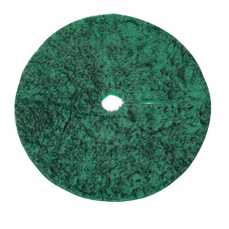 pure green 78cm Белая плюшевая Рождественская елка, Новогоднее украшение для дома, длинная меховая юбка, домашний декор, коврик под елку, Navidad Noel, снеговик - Цвет: pure green 78cm