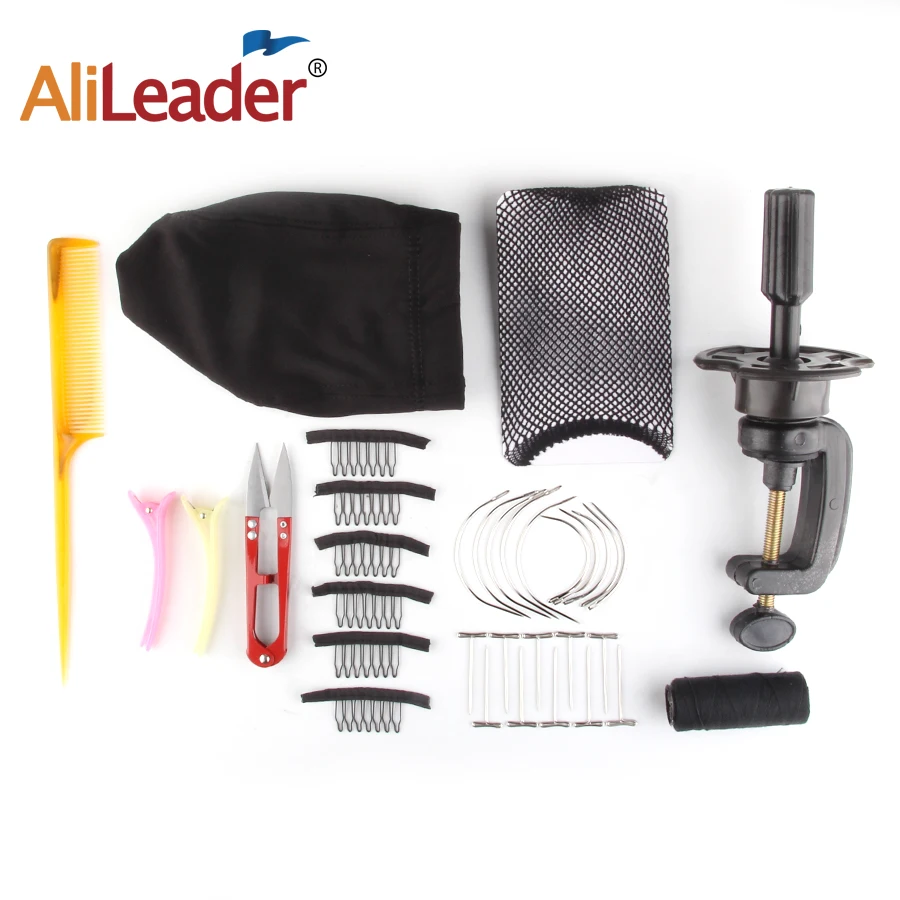 Alileader 10 шт./компл. DIY человеческие волосы парик аксессуары наборы для изготовления