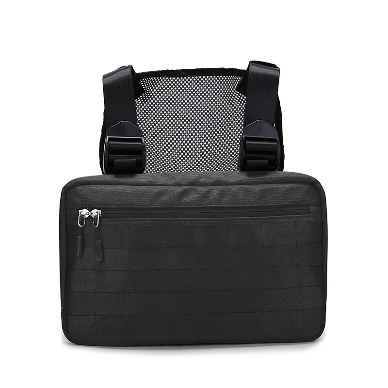 Ins Style Fashion Pouch Chest Bag Recon Kit Tool Combat Tactical Vest EDC Rig Black | Багаж и сумки