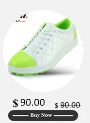 Новинка года; Zapatos De Golf Pgm; оригинальные мужские туфли для гольфа с 3d платформой; дышащие водонепроницаемые лакированные туфли из воловьей кожи с фиксированными заклепками