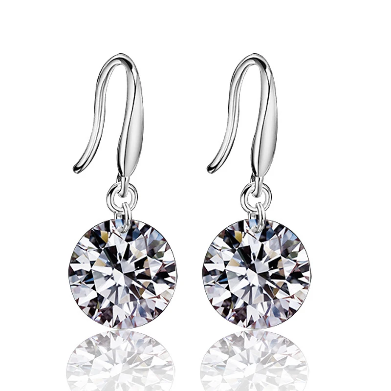 Женские серьги подвески с имитацией кристаллов 1 пара|rhinestone dangle earrings|dangle earringsfashion