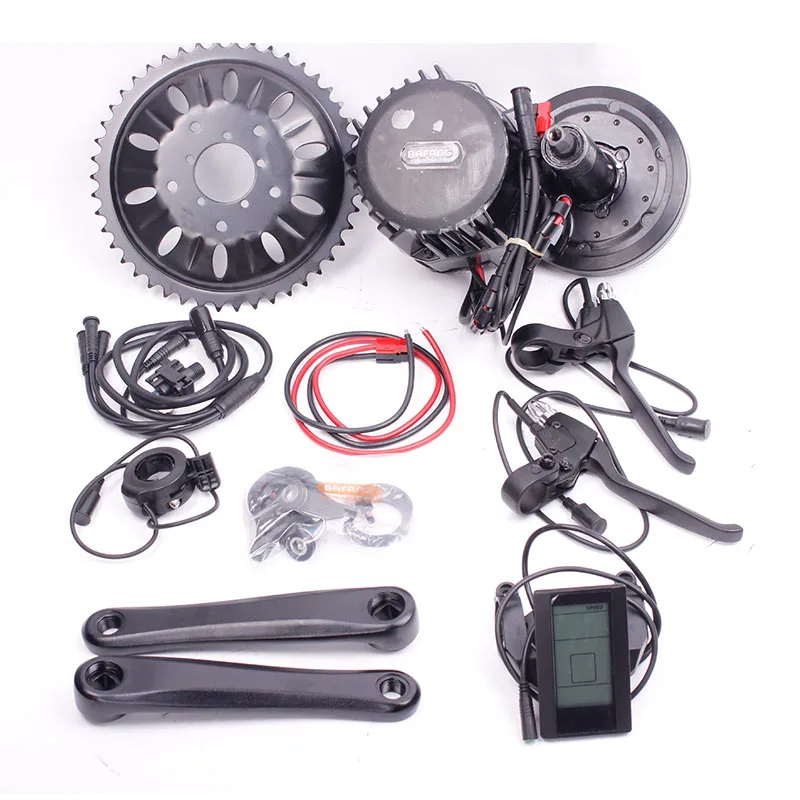 only motor 68mm C965 Bafang BBSHD 48V1000W Ebike Электрический велосипед мотор комплект 8fun BBS03 Средний привод комплект для переоборудования электрического велосипеда с 48 В/52 в батареи - Цвет: only motor 68mm C965