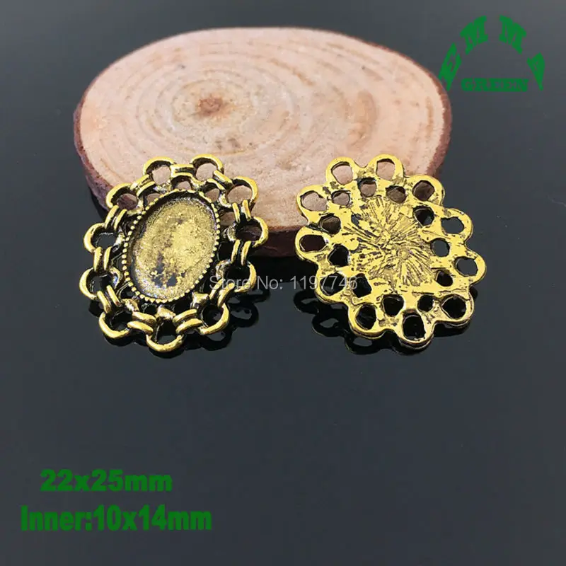 Филигранные шармы для изготовления ювелирных изделий 10 шт. х14 мм | Украшения и