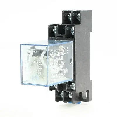 LY2J 24V DC катушка общего назначения реле мощности 8Pin 10A 240VAC/28VDC w розетка Бесплатная