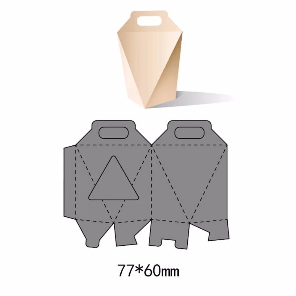 Металлические Вырубные штампы для подарочной коробки нерегулярный рисунок