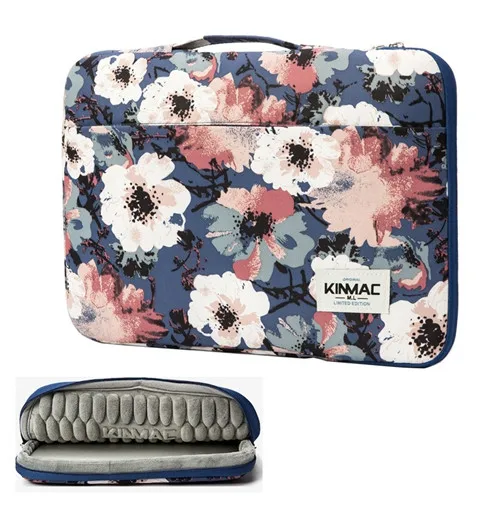 New Camellia Бренд Kinmac сумка чехол для ноутбука 1", 13", 1", 15", 15,", сумка для MacBook Air Pro 13,3, 15,4 ks027 - Цвет: New Camellia
