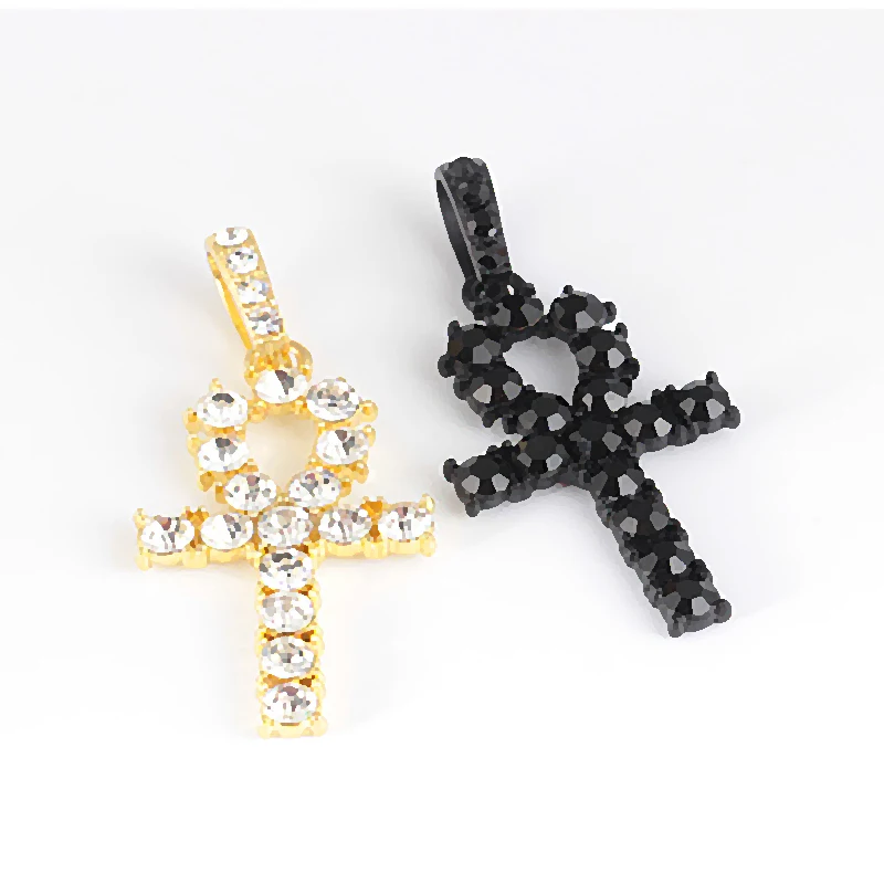 Египетский Ангел ключ кулон Модные ожерелья в стиле хип-хоп для мужчин и женщин