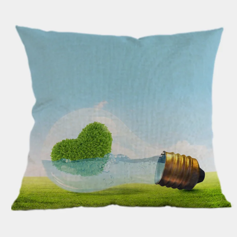 Экологическая защита общественных змей рекламная лампа для экономии наволочка