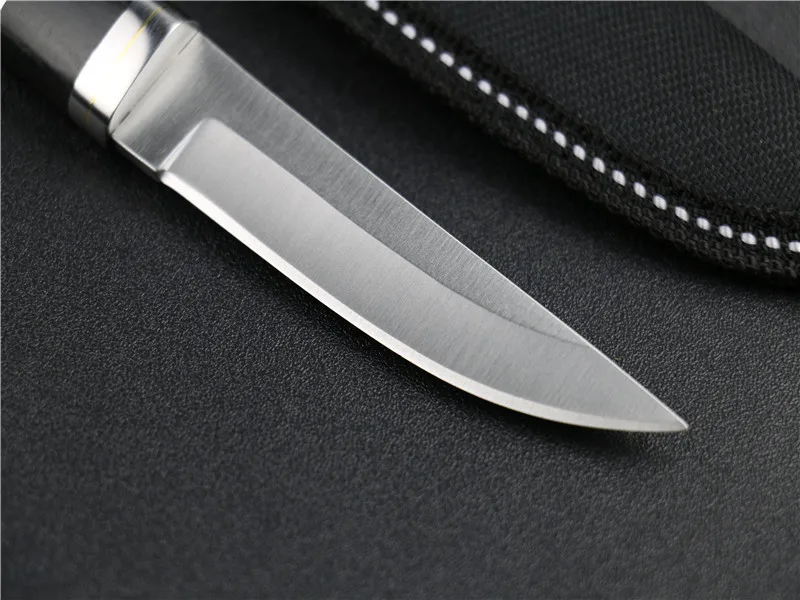 

High quality Damascus steel forged straight knife hunting 62HRC hardness outdoor self-defense knife tactical army Survival knife