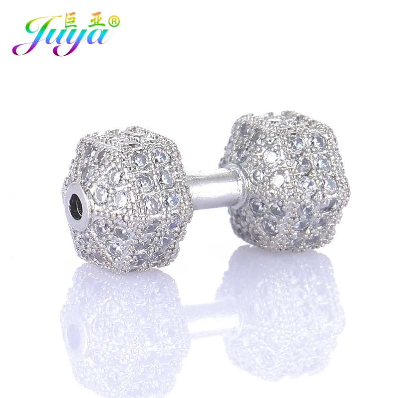Juya DIY Ювелирные изделия бусины поставки микро проложить Циркон фитнес Шарм для