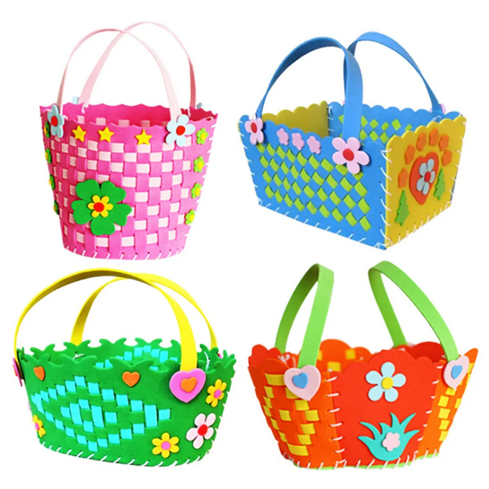 Обучающие игрушки для детей в детском саду 1 шт. разноцветные вязаные тканые