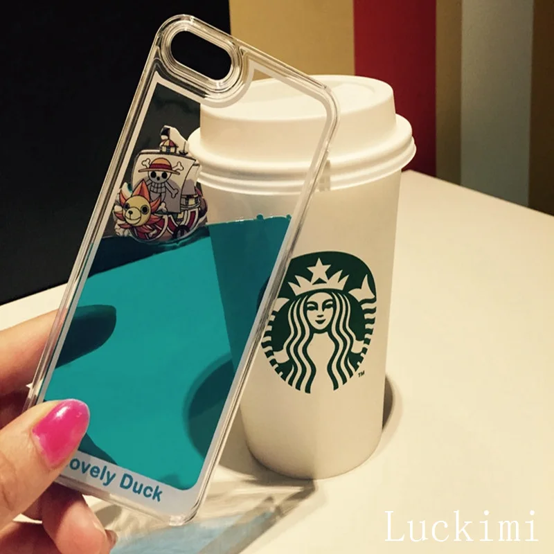 Милый чехол для телефона iphone X с плавающим утиным песком 6 8 защитный 7 Plus все