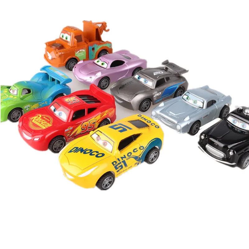 Disney Pixar тачки 3 игрушки для детей Молния Маккуин Высокое качество Пластиковые тачки игрушки модели персонажей из мультфильмов детские игрушки рождественские подарки