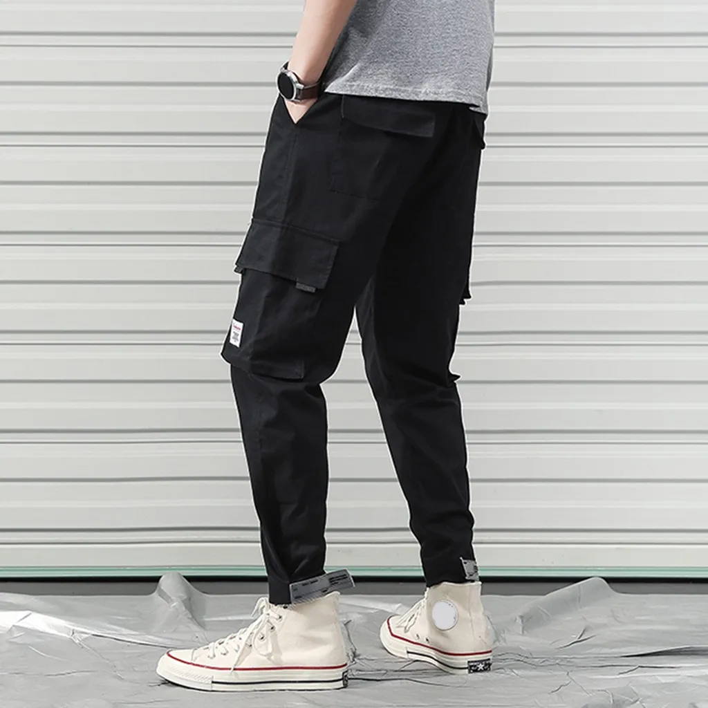 Мужские повседневные однотонные брюки Удобные лето 2019| |