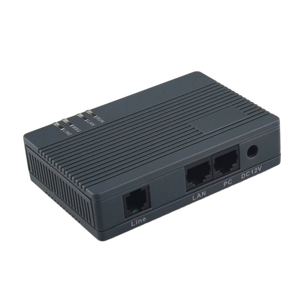 VOIP Gateway HT-912T One FXS port VOIP gateway for traditional phone set or PBX's trunk line ITU-H.323 V4 and IETF SIP