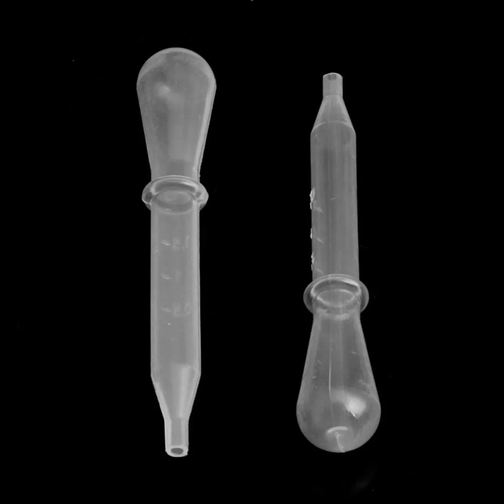 

100 Disposable Plastic Airbrush Paint PIPETTE EYE DROPPERS Transfer Liquids Mix