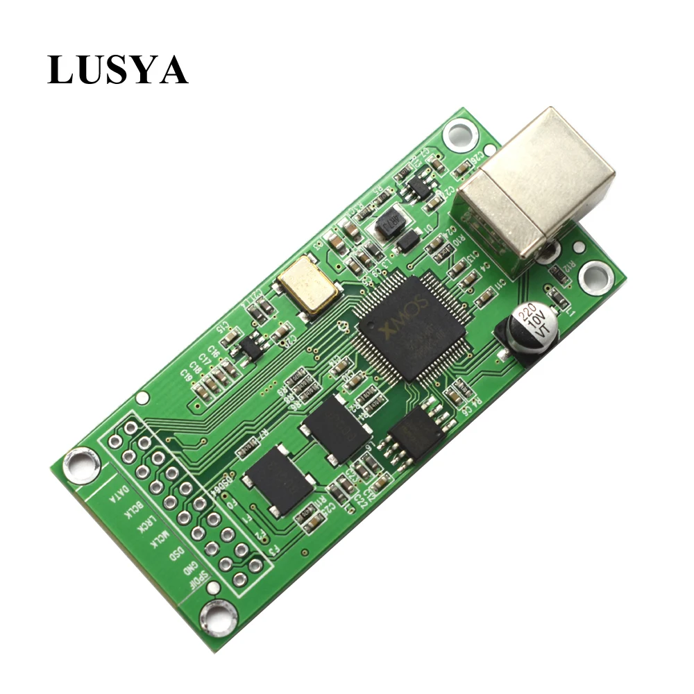 Lusya обновление SITIME Кристалл XU208 XMOS USB цифровой аудио интерфейс U8 обновление асинхронный amanero модуль для ES9038 DAC C6-006