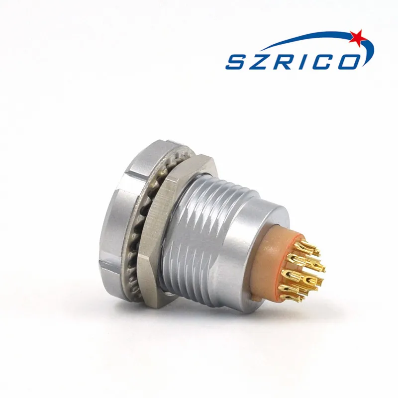RC-ECG 2B 2 3 4 5 6 7 8 10 12 14 16 18 19 26 контактный круглый металлический электронный разъем с