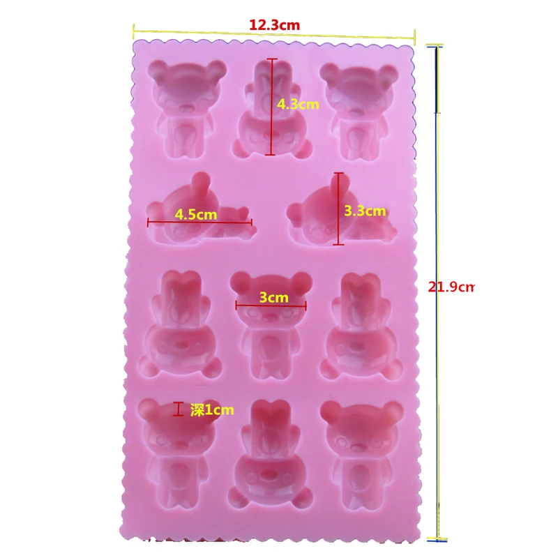Бесплатная доставка медведь инструменты для приготовления еды силиконовая