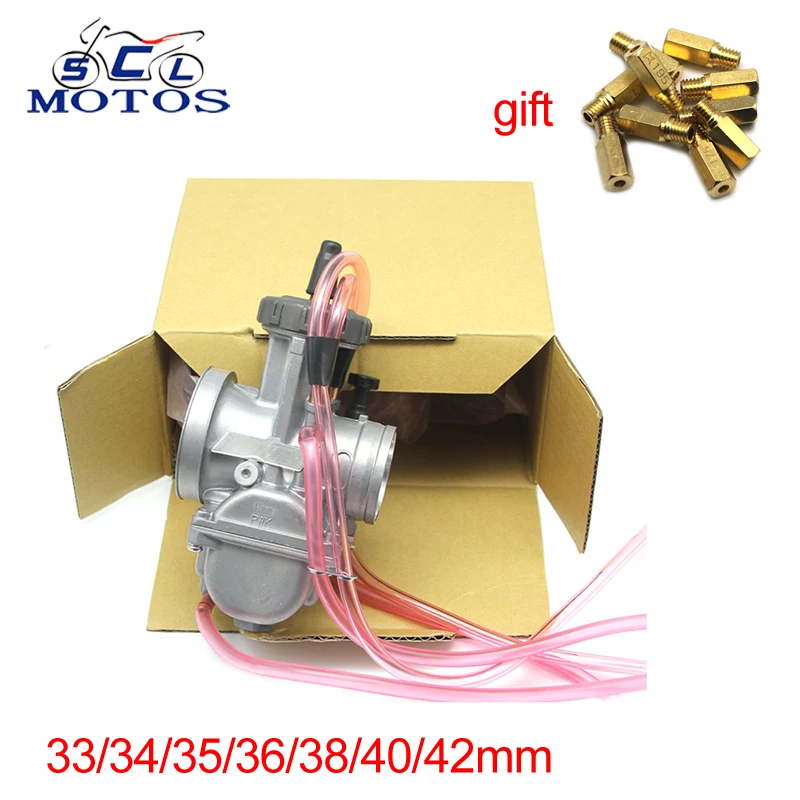 Sclmotos PWK 33 34 35 36 38 40 42 мм карбюратор Карбюратор с основной струей подходит 2T 4T