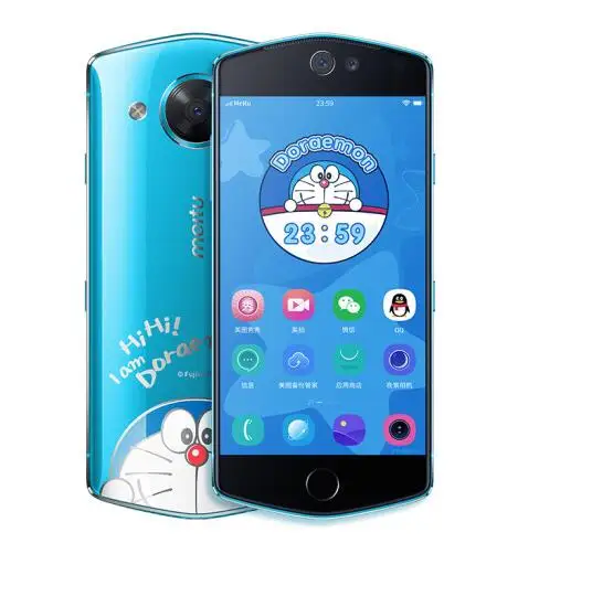 Doraemon 128g Meitu M8s 4G LTE мобильный телефон 5," 4 Гб 64 Гб MT6797X Deca Core 2,5 ГГц Android 7,1 двойная фронтальная камера 3100 мАч телефон - Цвет: Doraemon 128g