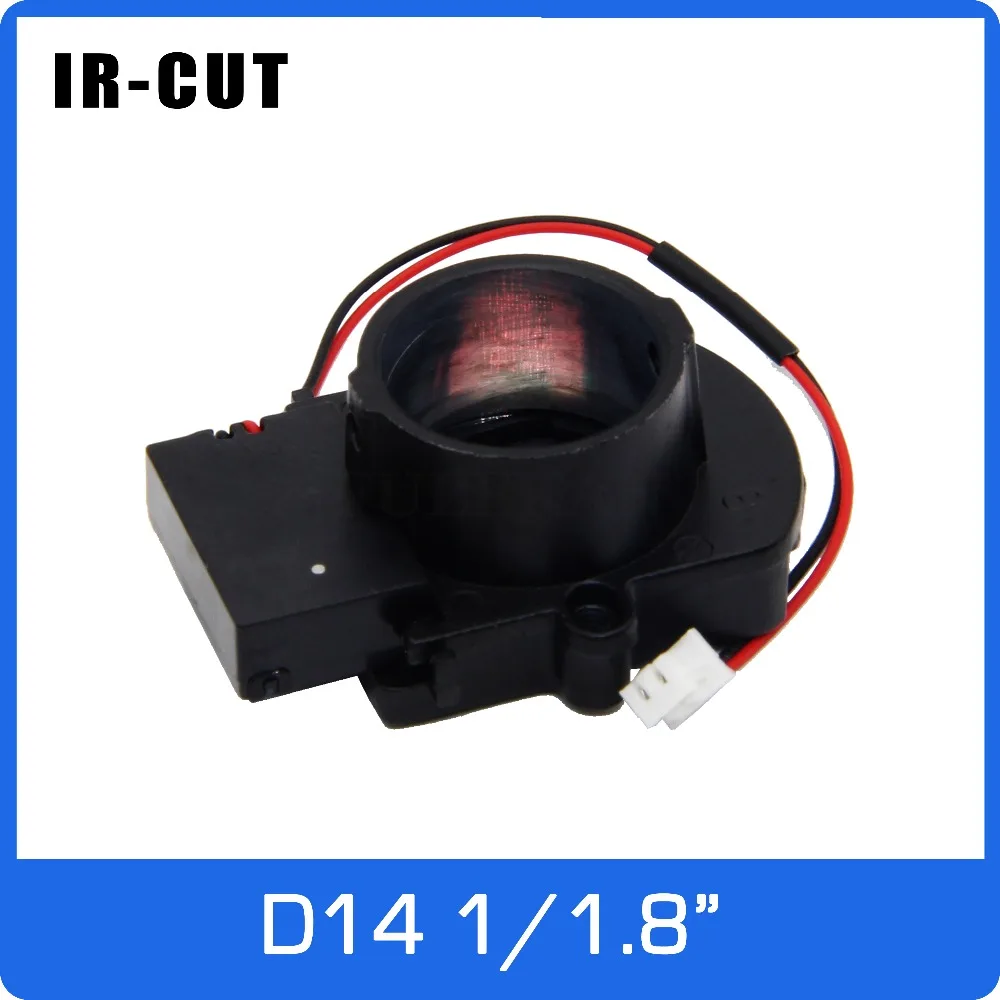 IR CUT 1/1. 8 дюймов ICR с держателем D14 подходит для IMX178/185/385 двойные фильтры день и почти автоматическое включение камеры видеонаблюдения