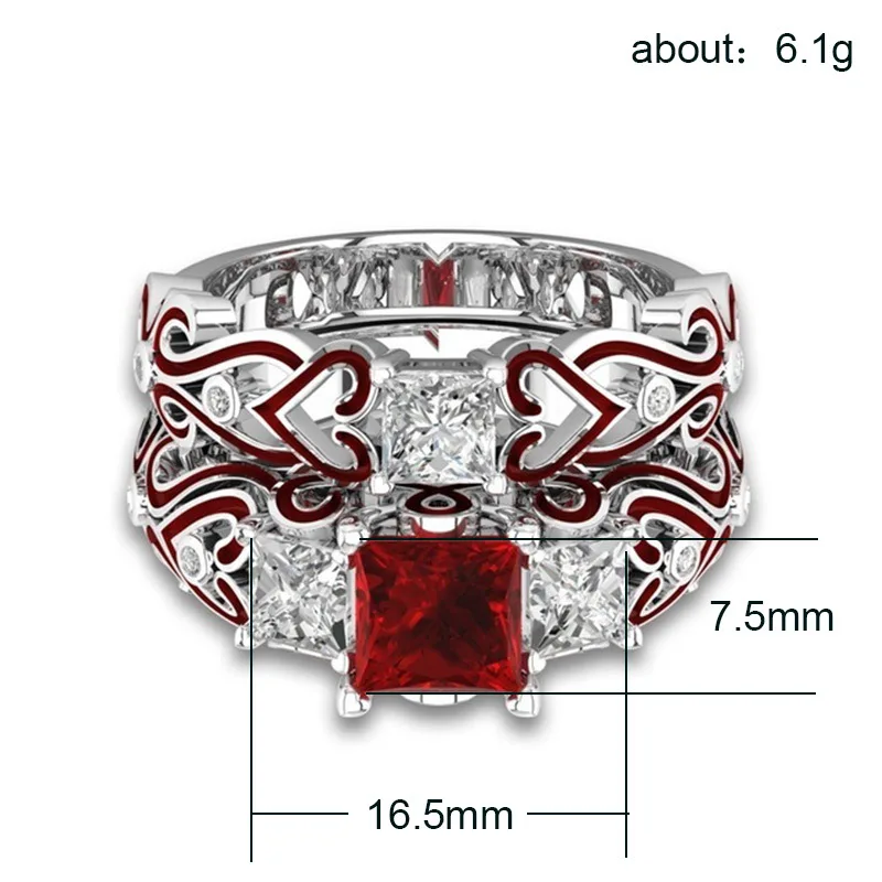 925 anillos, серебряное, 2 шт, обручальное, для пары, для женщин, цвет, кристалл, циркон, сердце, модное кольцо, для девушек, любовь и блеск, изумруд, ювелирное изделие