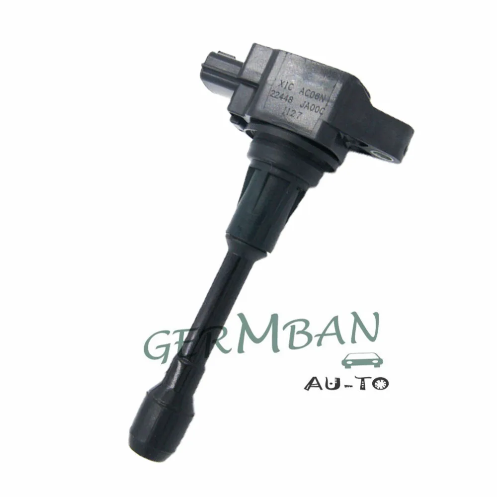 4 шт. 22448-JA00C Катушка зажигания для 2007-15 Nissan TIIDA Cube Altima Rogue Sentra Versa Micra X-Trail Qashqai Infiniti M56 FX50