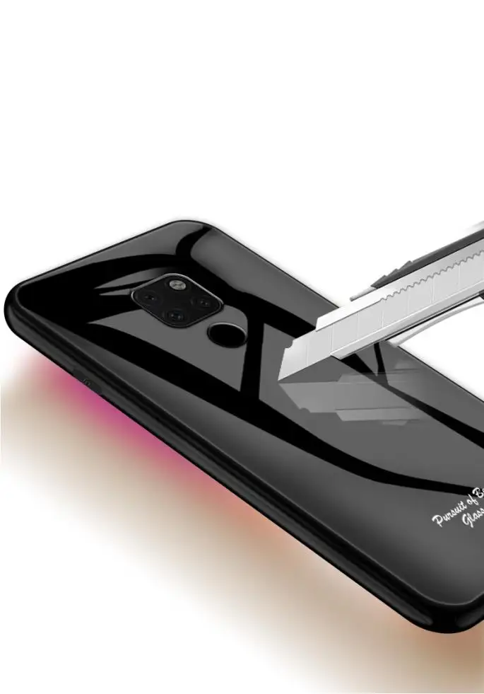 Для Huawei Mate 20 10 Pro 9 Nova 4 чехол милый Макарон цветной противоударный из закаленного