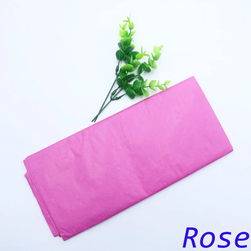 Rose 10 шт./пакет 50x66 см подарочная упаковка ремесло папиросной бумаги цветок оберточной бумаги рулона бумаги вина рубашка Обувь Одежда упаковочная упаковка - Цвет: Rose
