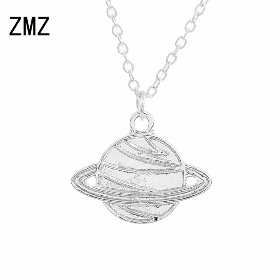 ZMZ 10pcs/lot 2018 Europe/US fashion planet pendant cute astronomy universe necklace gift for mom/friend party jewelry | Украшения и