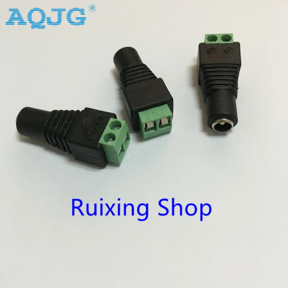10 шт. адаптер питания постоянного тока 2 1x5 5 мм 5*2 1 мм|male dc power plug|dc female malemale plug |