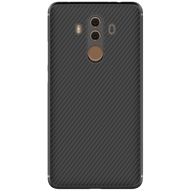 Черный Для huawei mate 10 Pro Чехол 6," Nillkin из синтетического волокна Жесткий чехол-накладка Ультратонкий чехол для телефона для huawei mate 10 Pro Чехол - Цвет: Черный